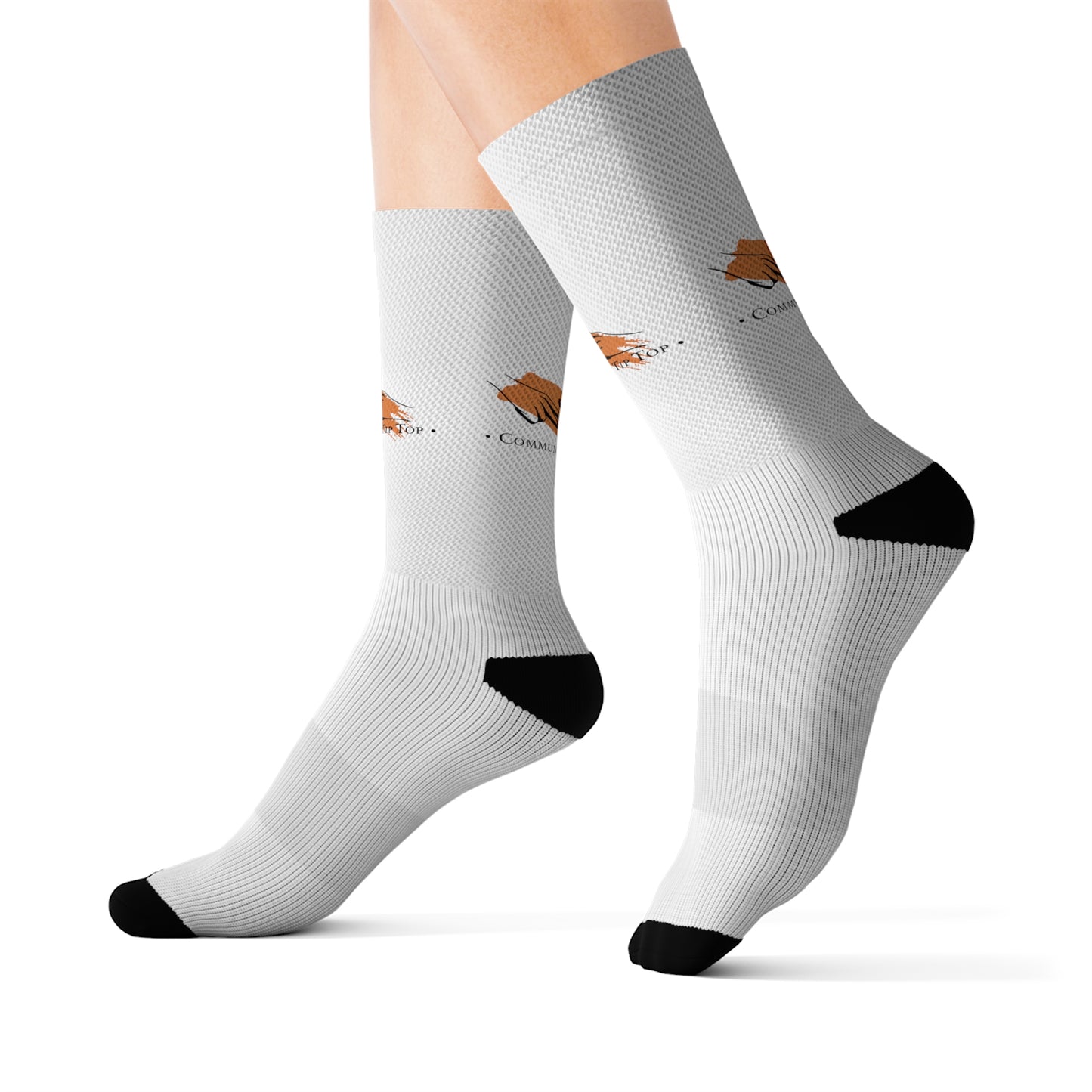 Community Tip Top Sublimation Socks